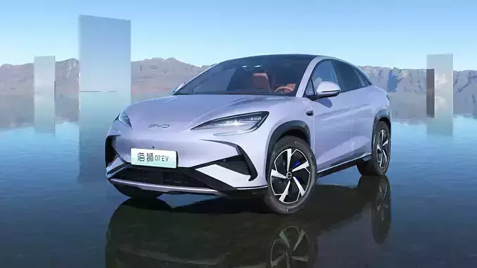 2025 BYD Sea lion 07 EV with interior