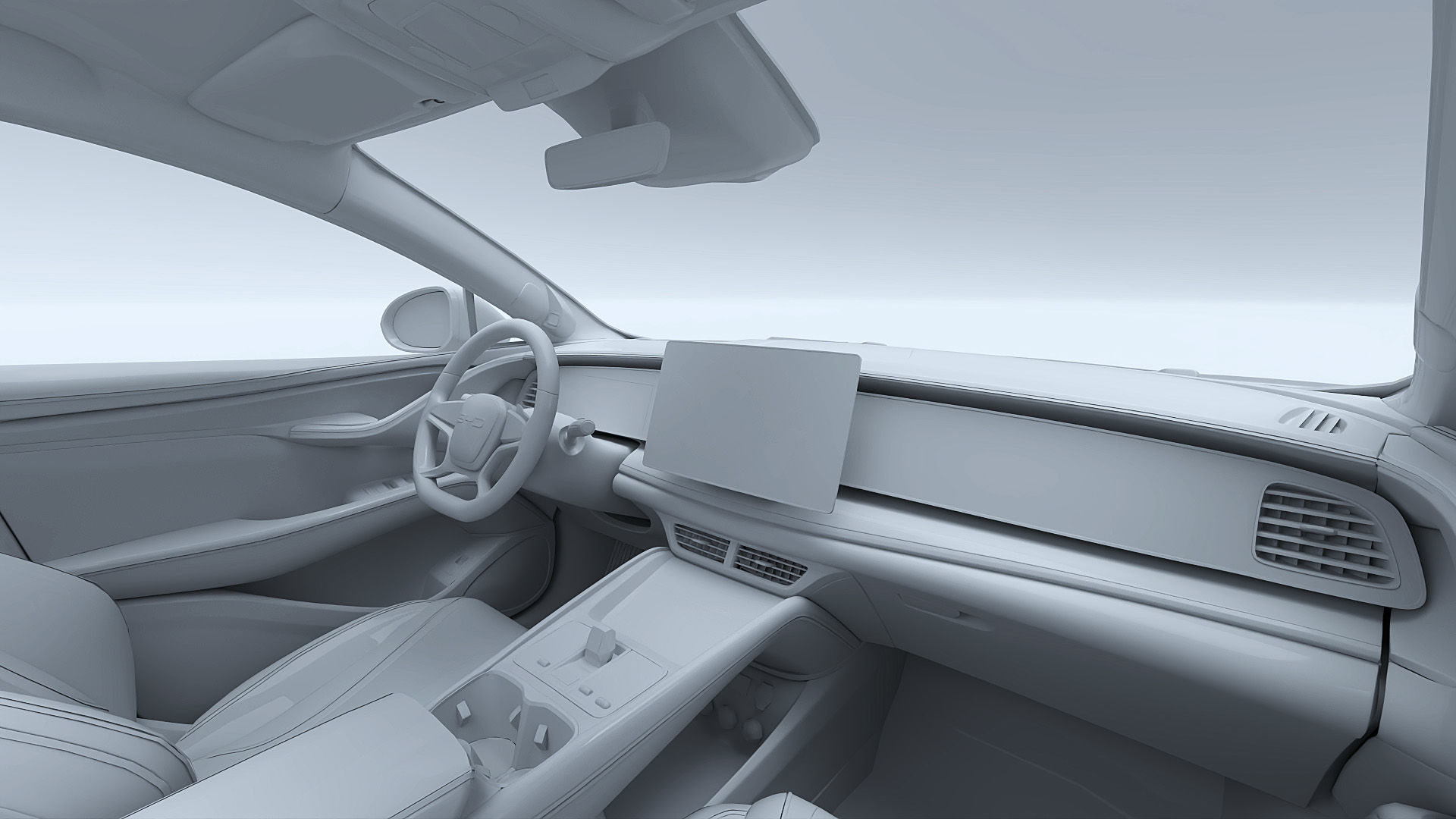 2025 BYD Sea lion 07 EV with interior 3D model_40