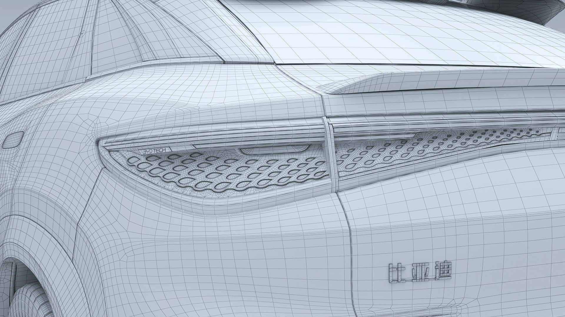 2025 BYD Sea lion 07 EV with interior 3D model_37