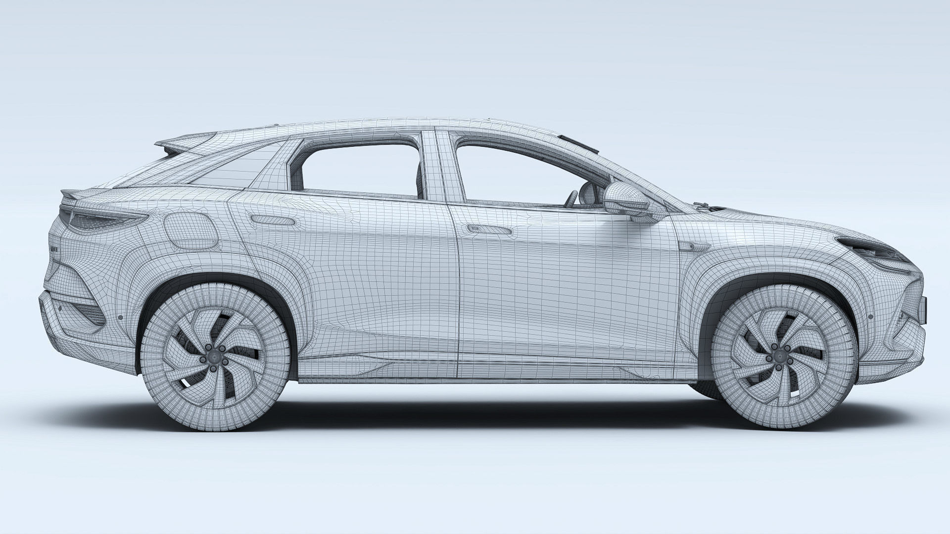 2025 BYD Sea lion 07 EV with interior 3D model_53