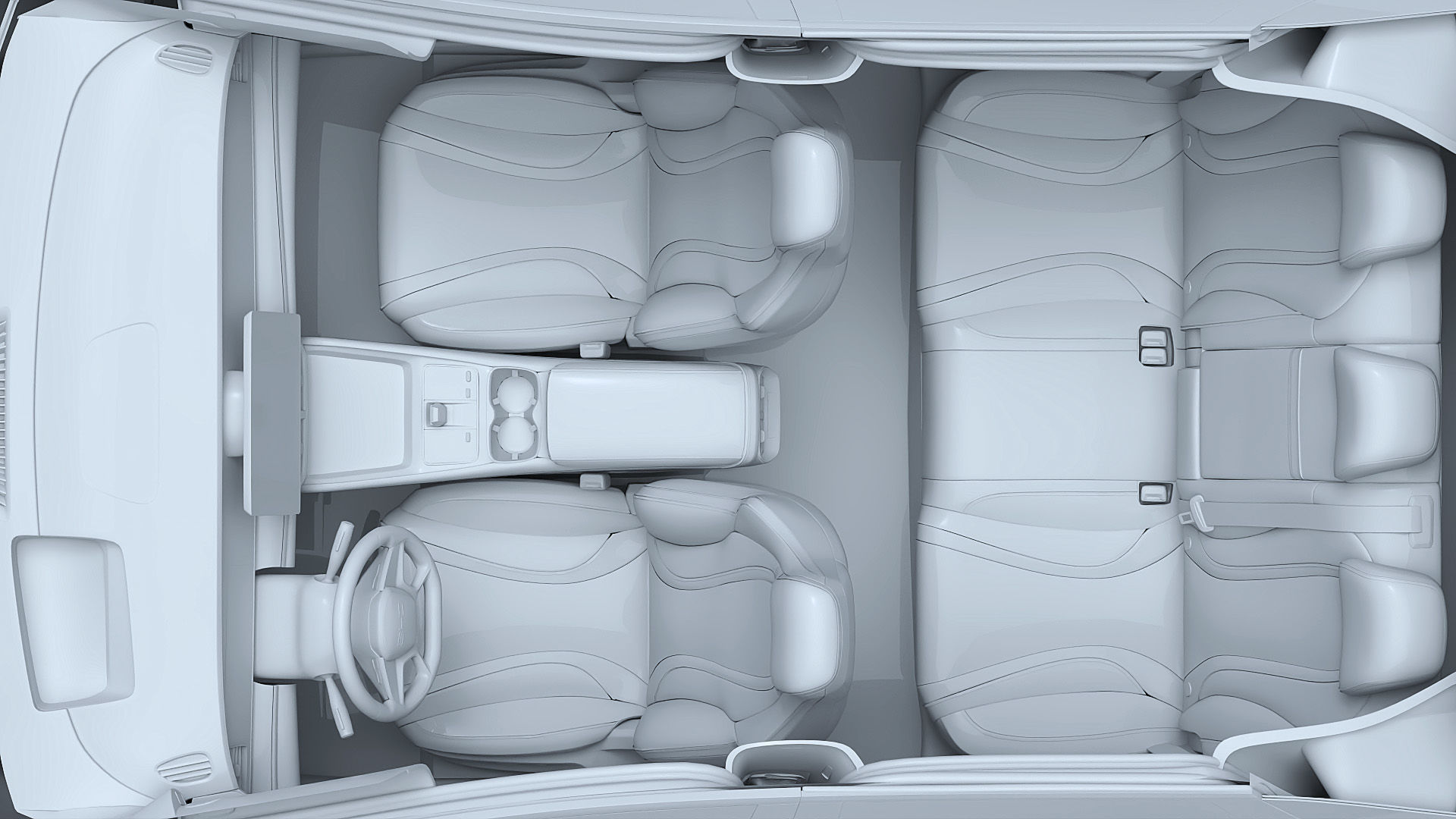 2025 BYD Sea lion 07 EV with interior 3D model_46