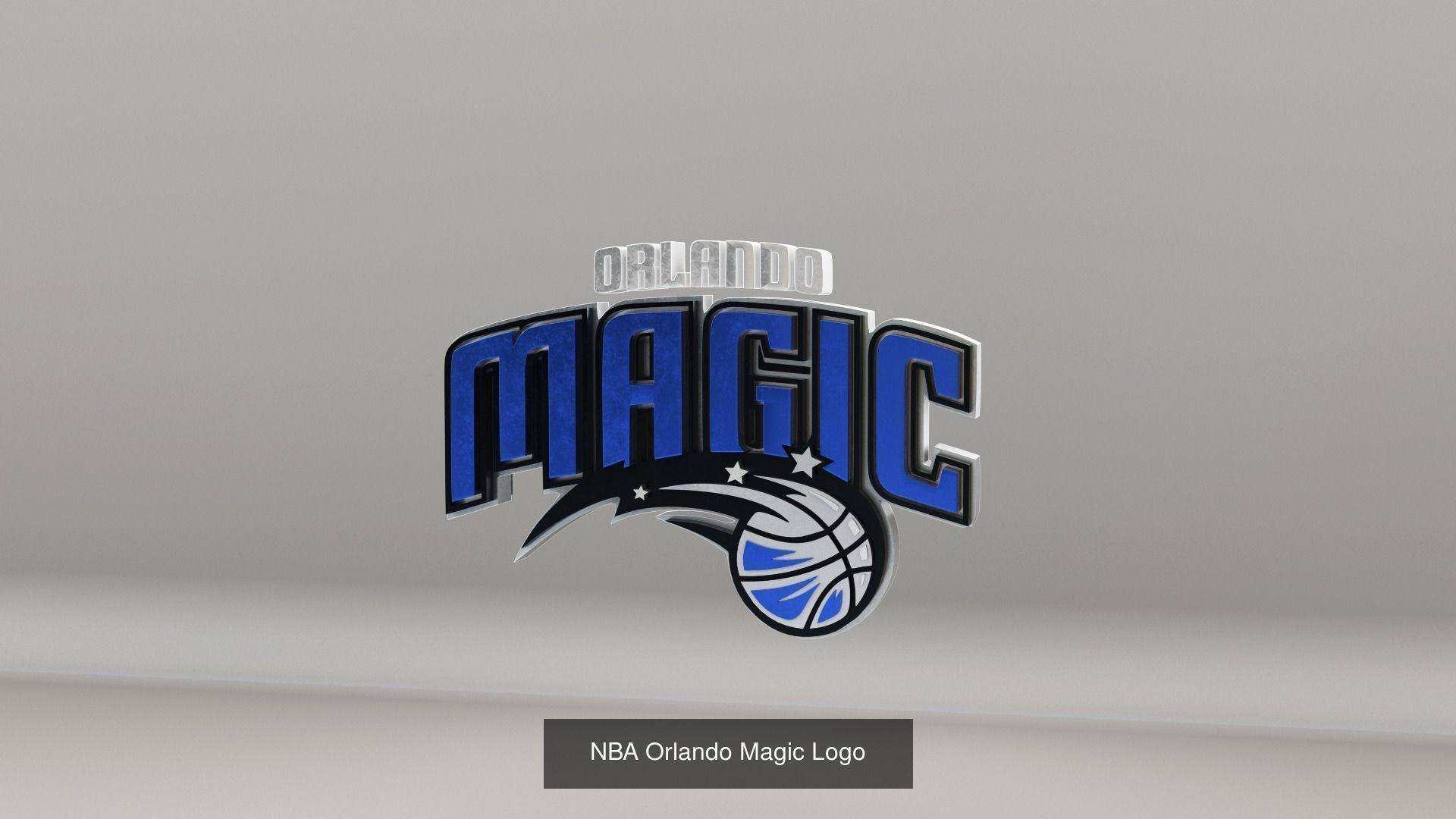 NBA Southeast Division Teams Logos  3D Model Collection_9