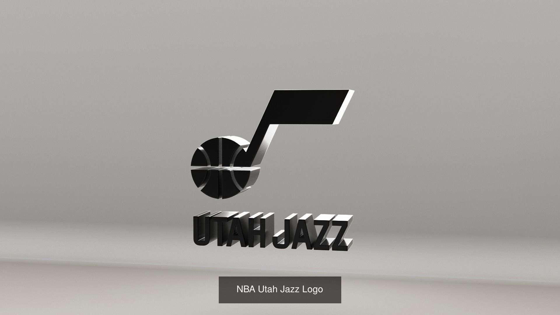 NBA Northwest Division Teams Logos 3D Model Collection_10