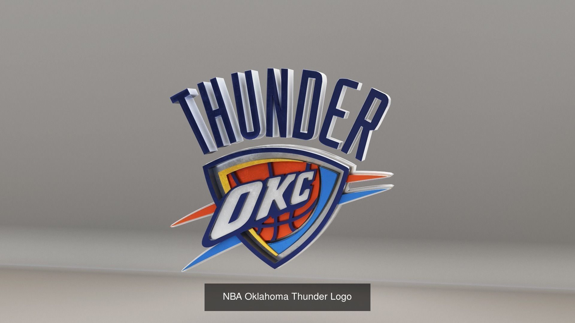 NBA Northwest Division Teams Logos 3D Model Collection_8