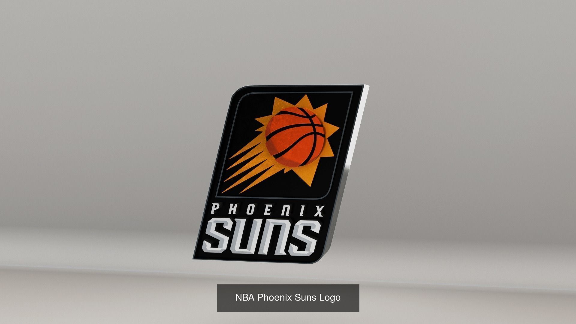 NBA Pacific Division Teams Logos 3D Model Collection_9