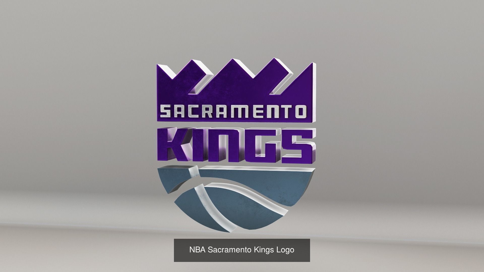 NBA Pacific Division Teams Logos 3D Model Collection_10