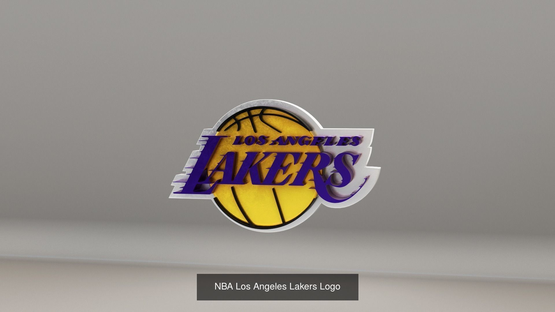 NBA Pacific Division Teams Logos 3D Model Collection_8