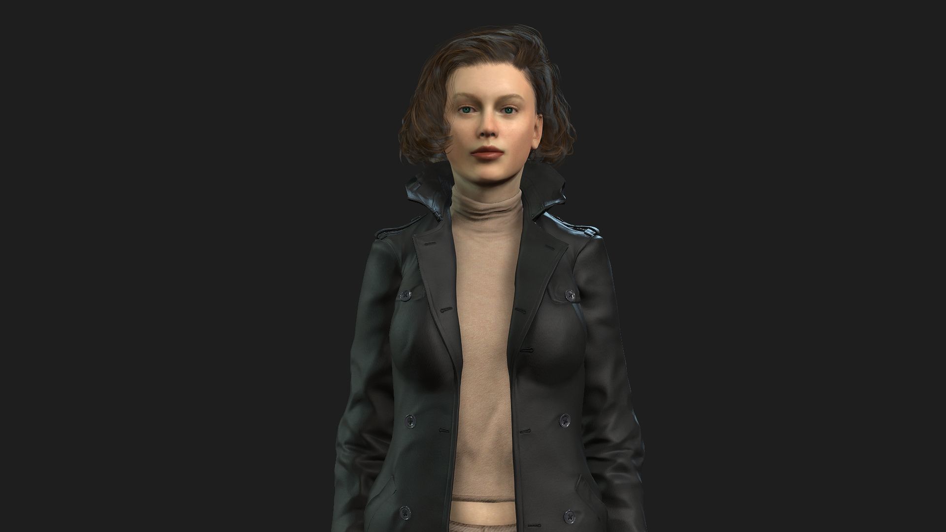 Realistic 3D Model of a Woman 3D model_2