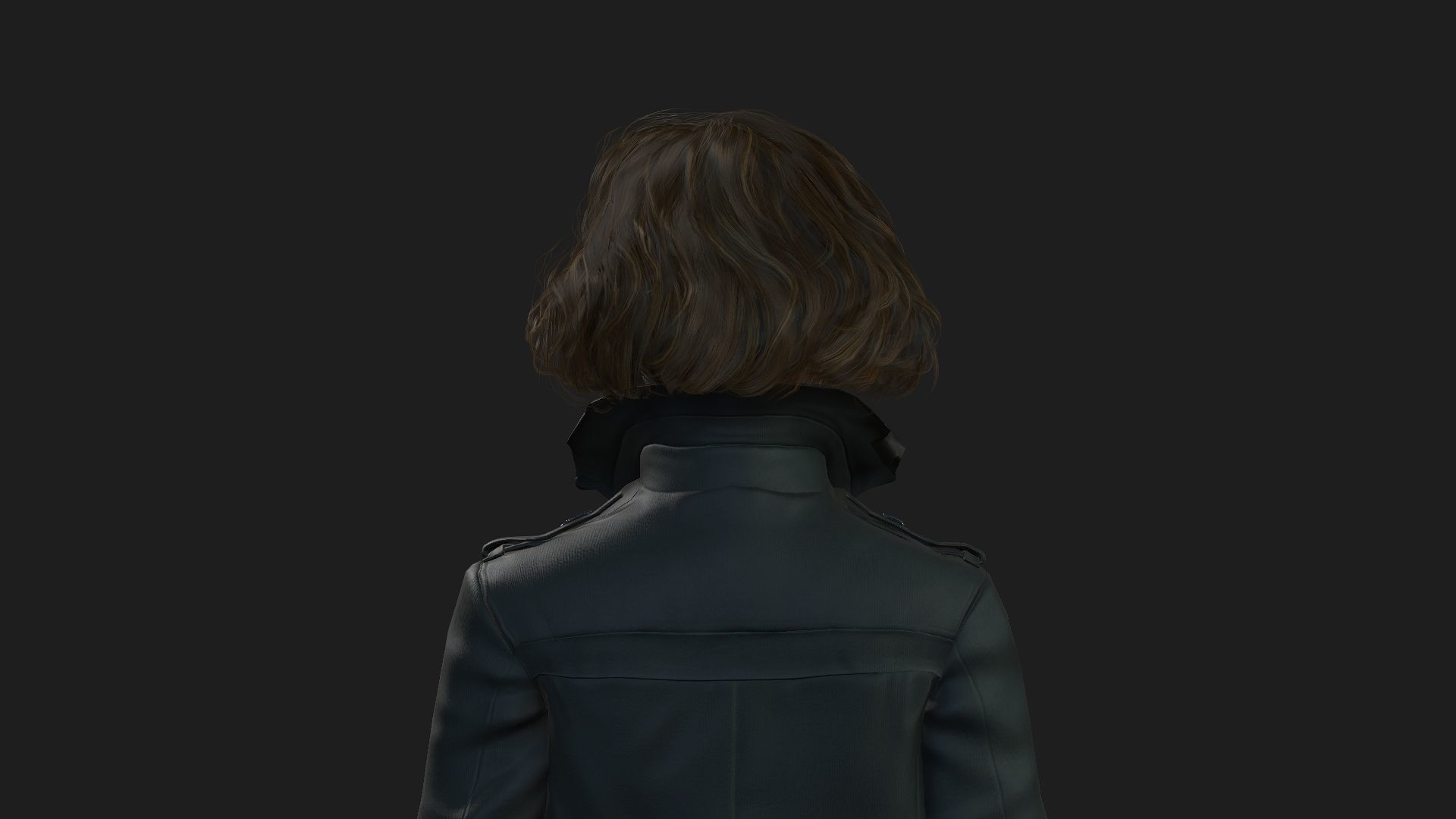 Realistic 3D Model of a Woman 3D model_7