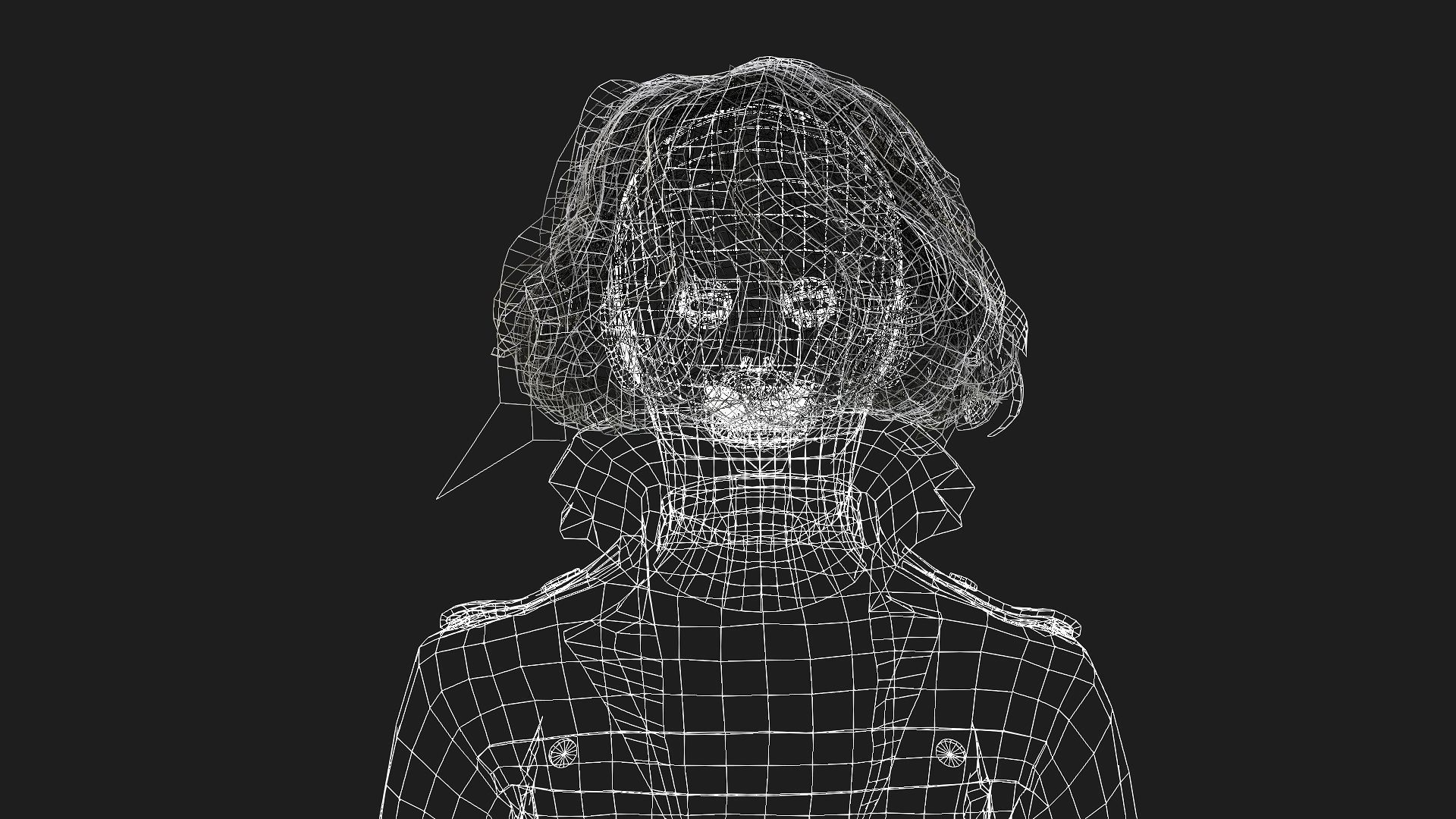 Realistic 3D Model of a Woman 3D model_15