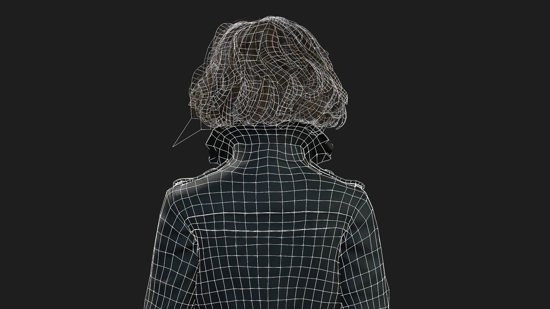 Realistic 3D Model of a Woman 3D model_20