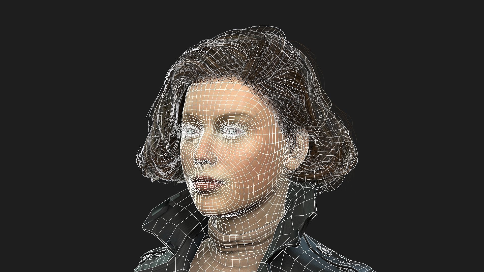 Realistic 3D Model of a Woman 3D model_22