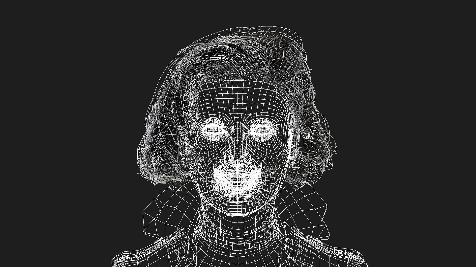 Realistic 3D Model of a Woman 3D model_11