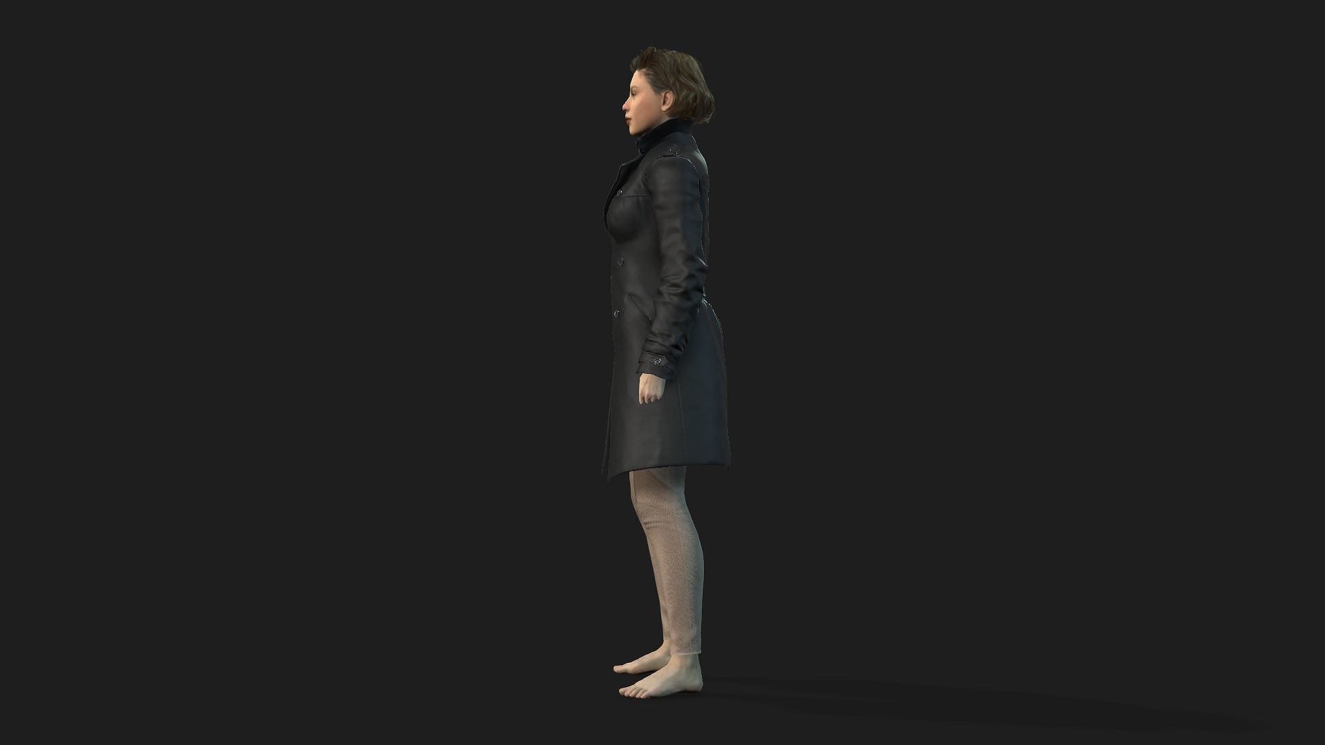 Realistic 3D Model of a Woman 3D model_5