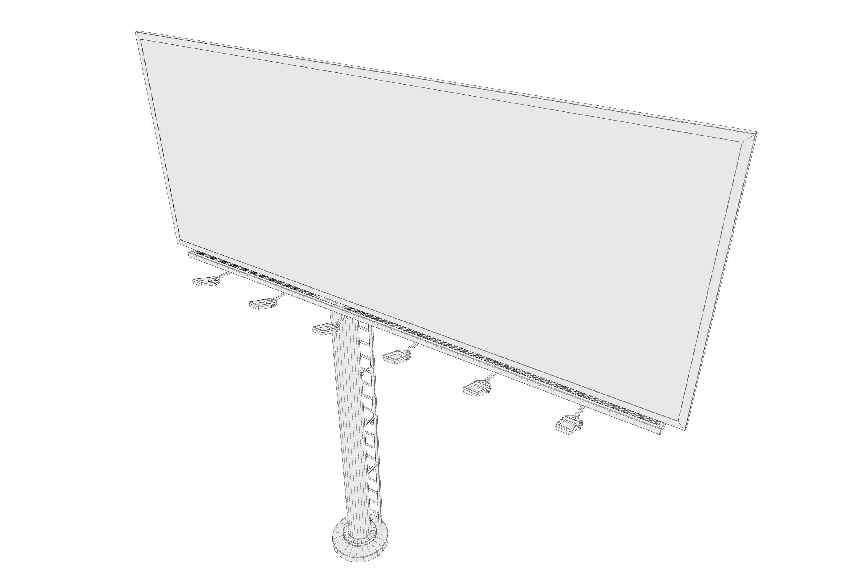 Billboard 01 3D model_7