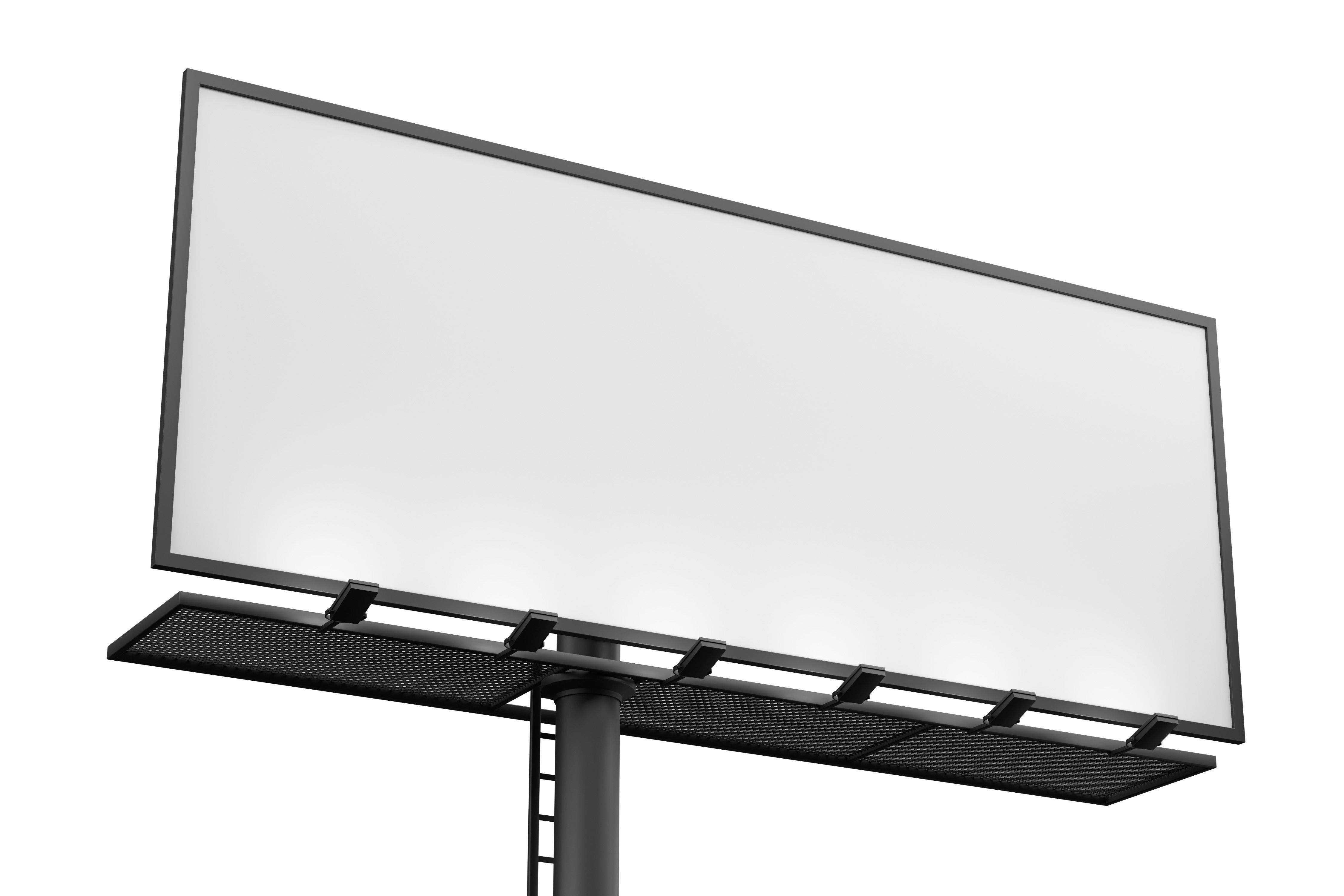 Billboard 01 3D model_4