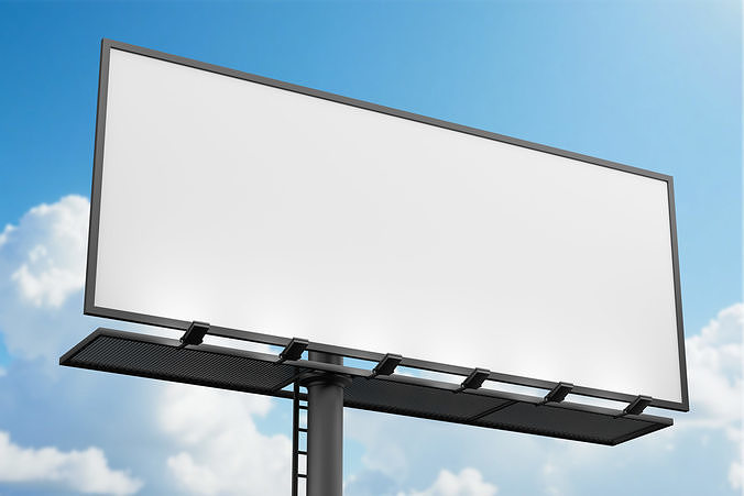 Billboard 01 3D model