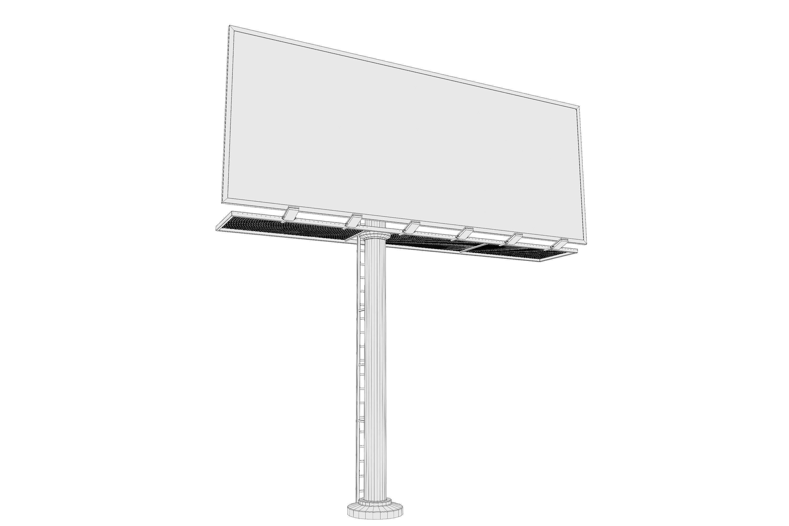 Billboard 01 3D model_6