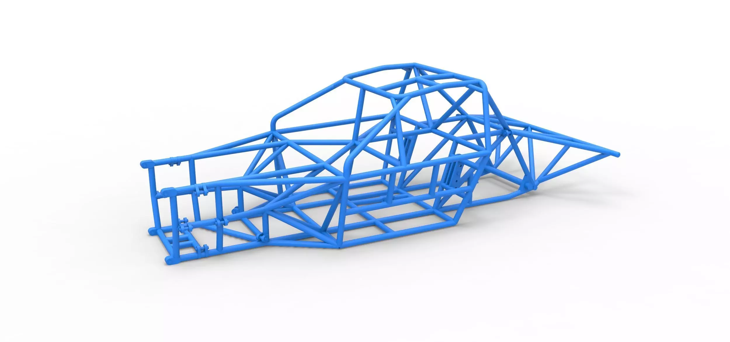 Frame of New Zealand Super Saloon race car Scale 1 to 25 3D print model