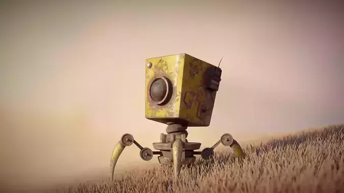 Quad Leg Robo 3D model Quad Leg Robo 3D model