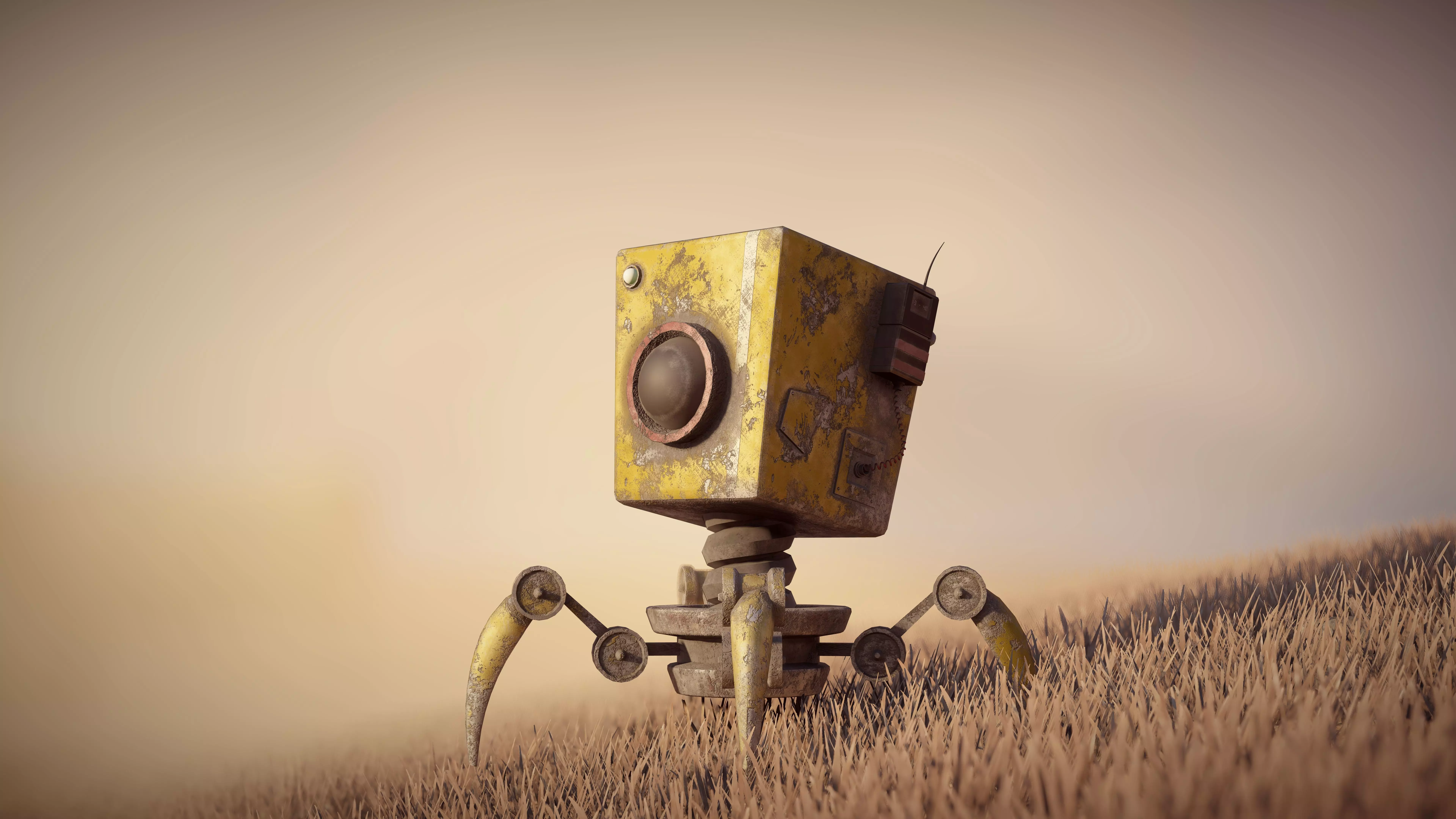 Quad Leg Robo 3D model_0