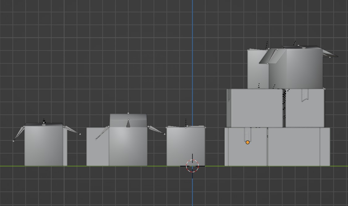 Cardboard Boxes Pile Collection 3D model_13