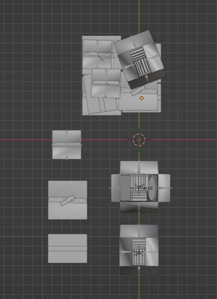 Cardboard Boxes Pile Collection 3D model_17