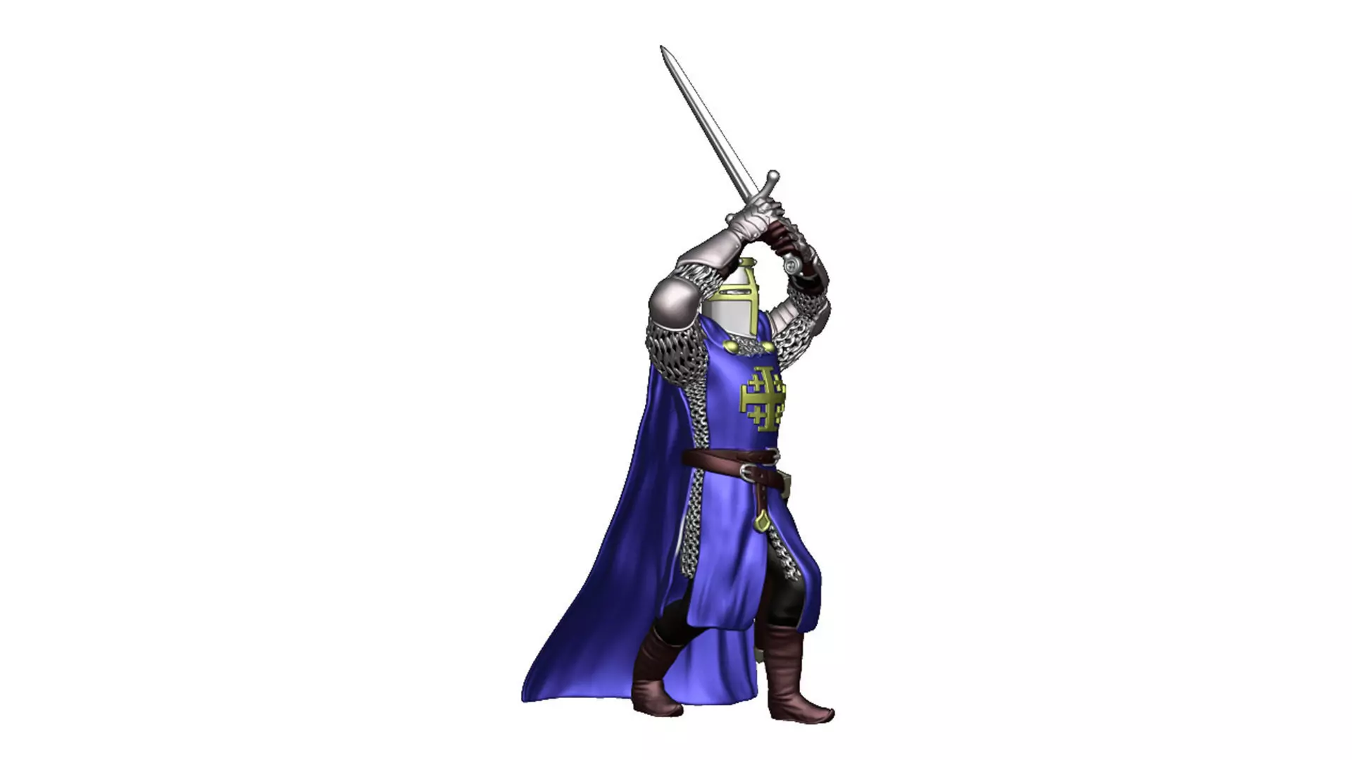 Holy Sepulcher of Jerusalem crusader Infantry 7 3D print model