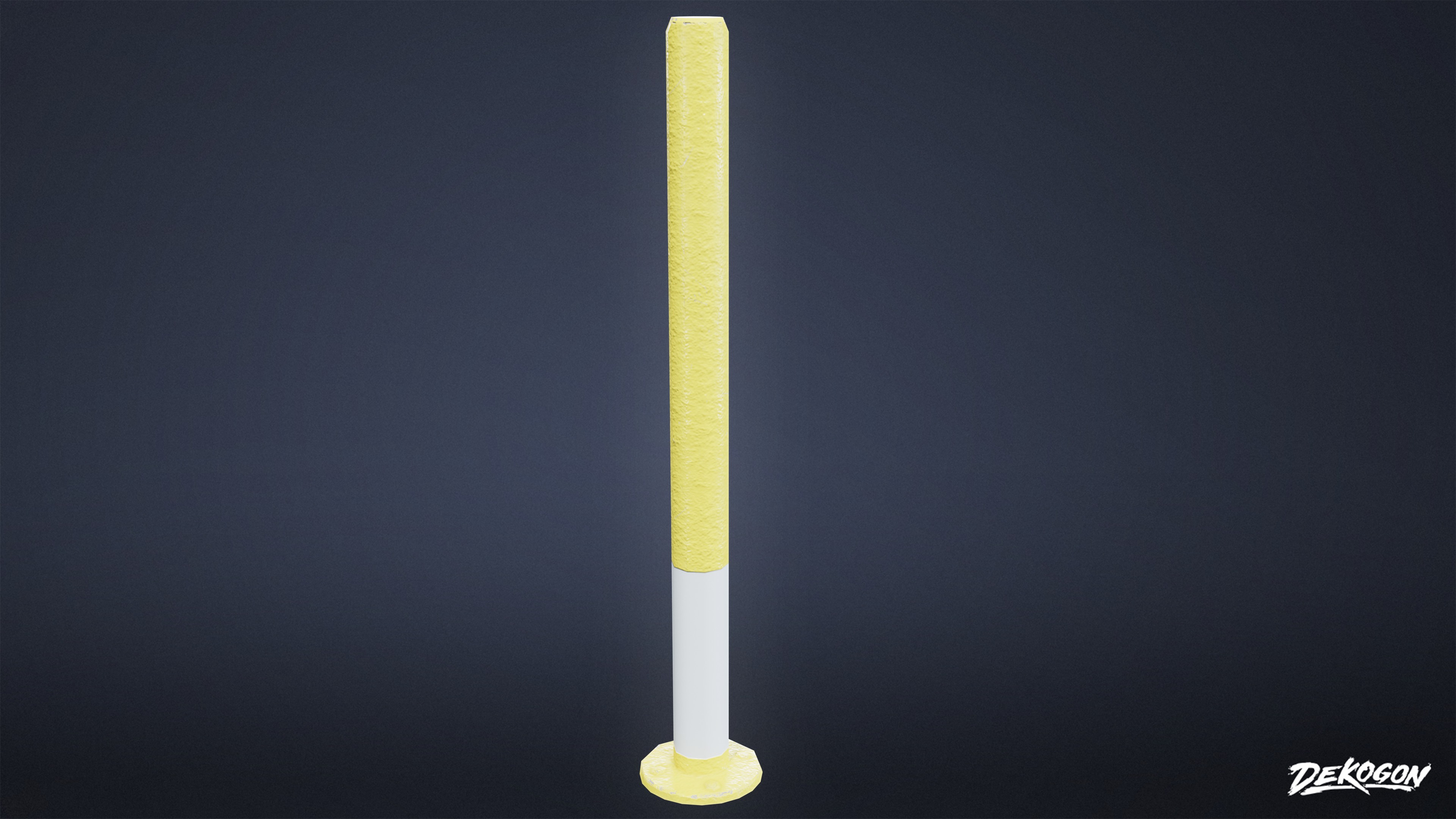 SHOPPING AND GROCERY - Bollards 01 - LOW POLY Low-poly 3D model_4