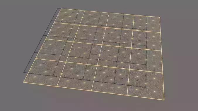 Gold Decorative Panel 7