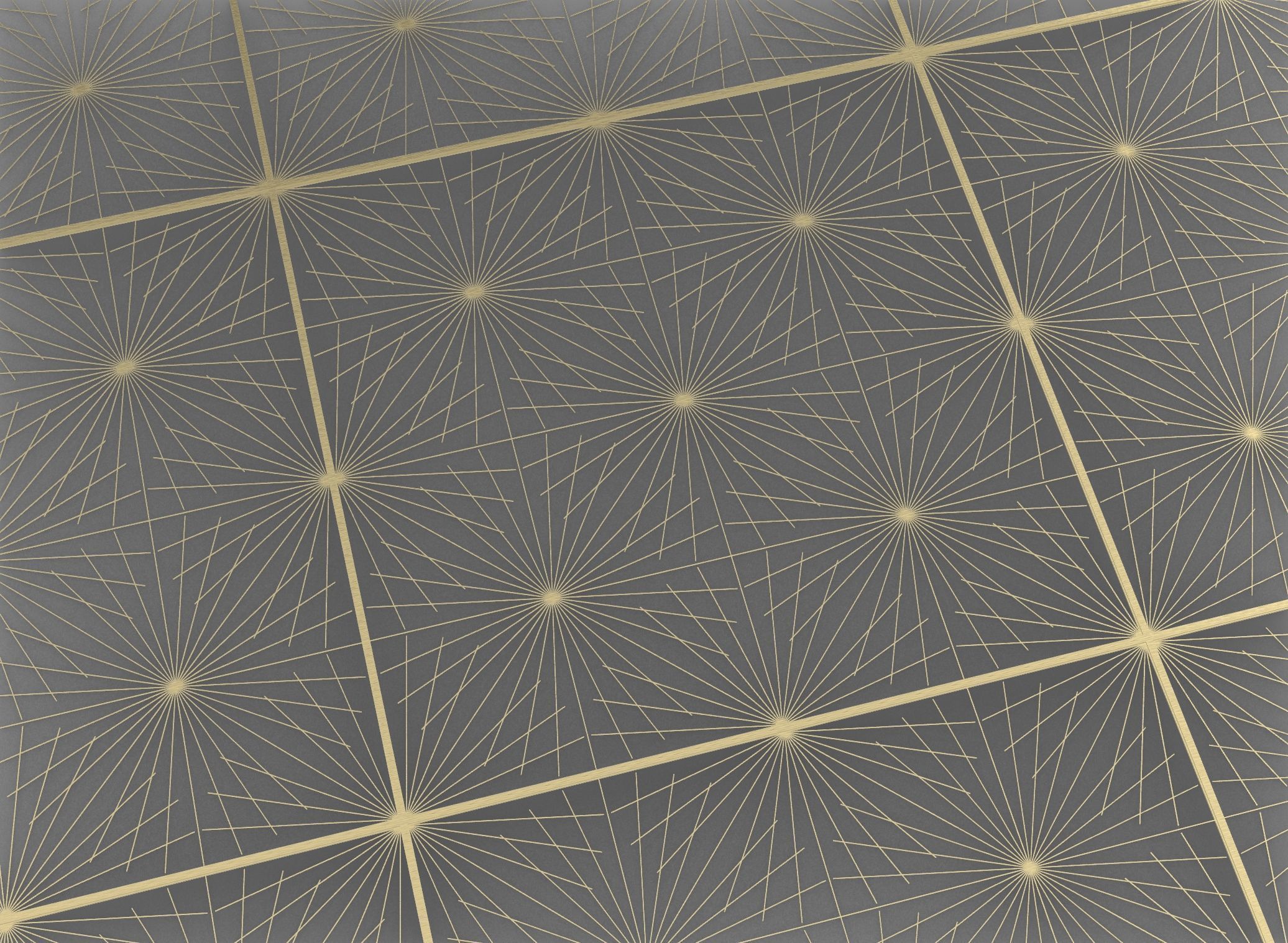 Gold Decorative Panel 7 Free 3D model_6