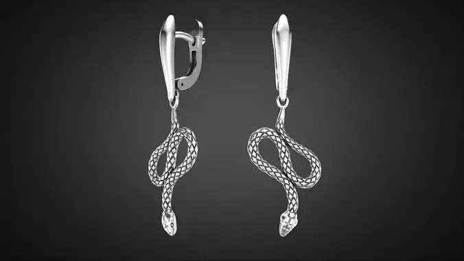 High jewelry Snake earring 2025 E21
