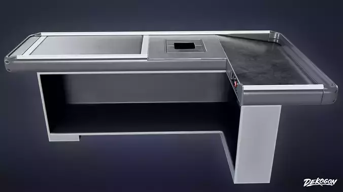 SHOPPING AND GROCERY - Checkout Counter 01 - LOW POLY