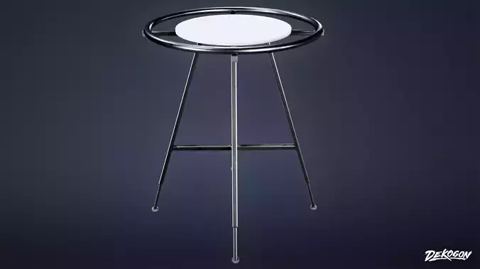 SHOPPING AND GROCERY - Clothing Rack 01 - LOW POLY