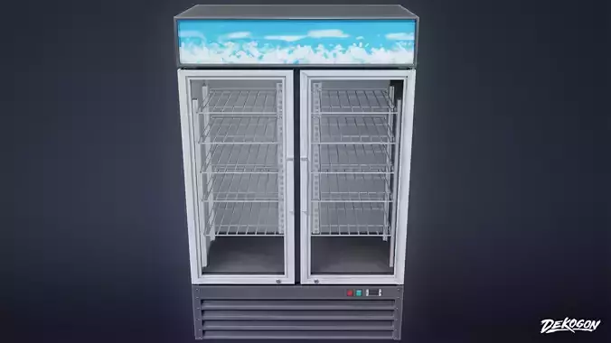 SHOPPING AND GROCERY - Cooler 01 - LOW POLY