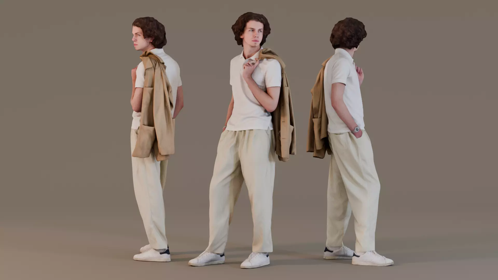 Casual Elegance 3D model_0