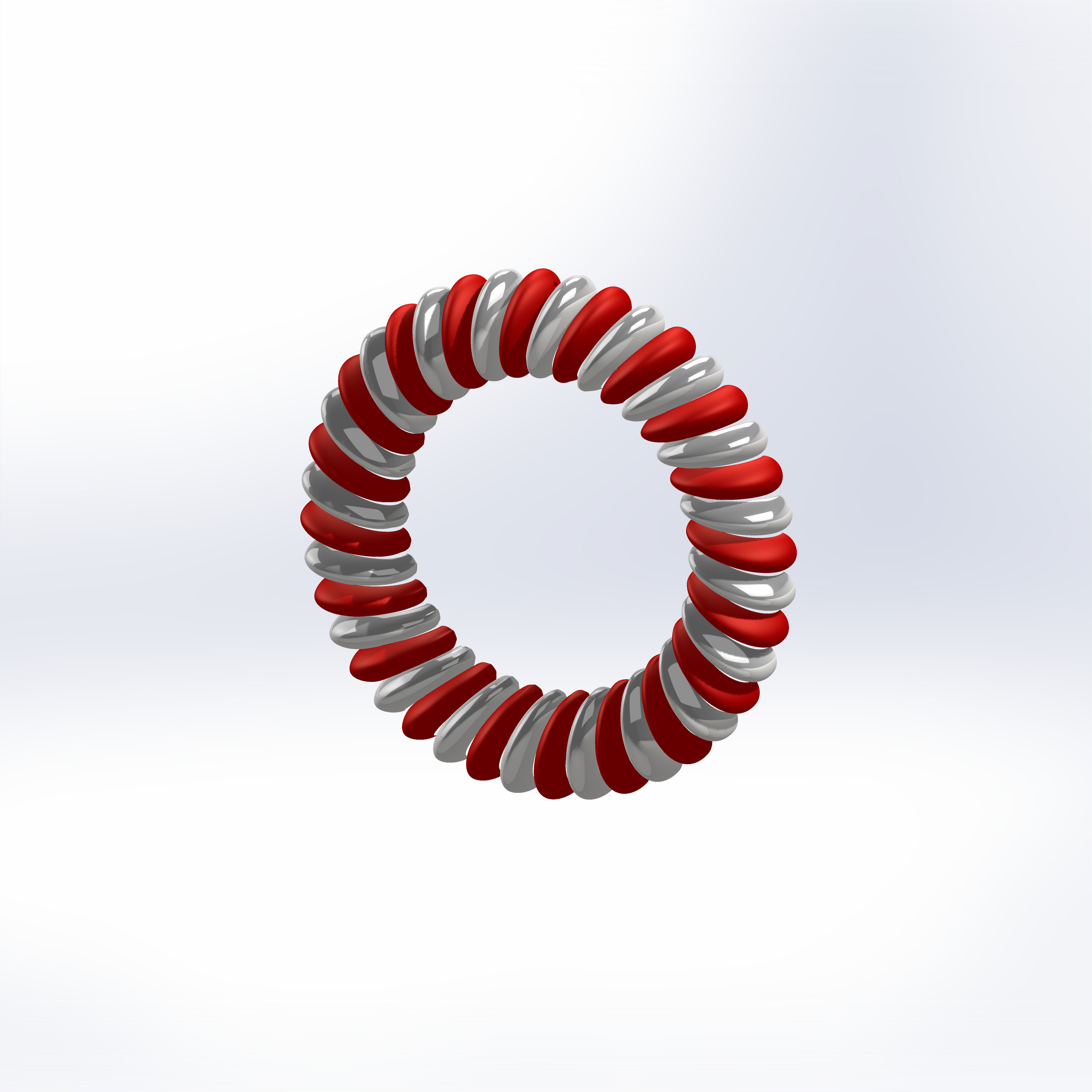 Christmas wreath door ornament 3D print model_2