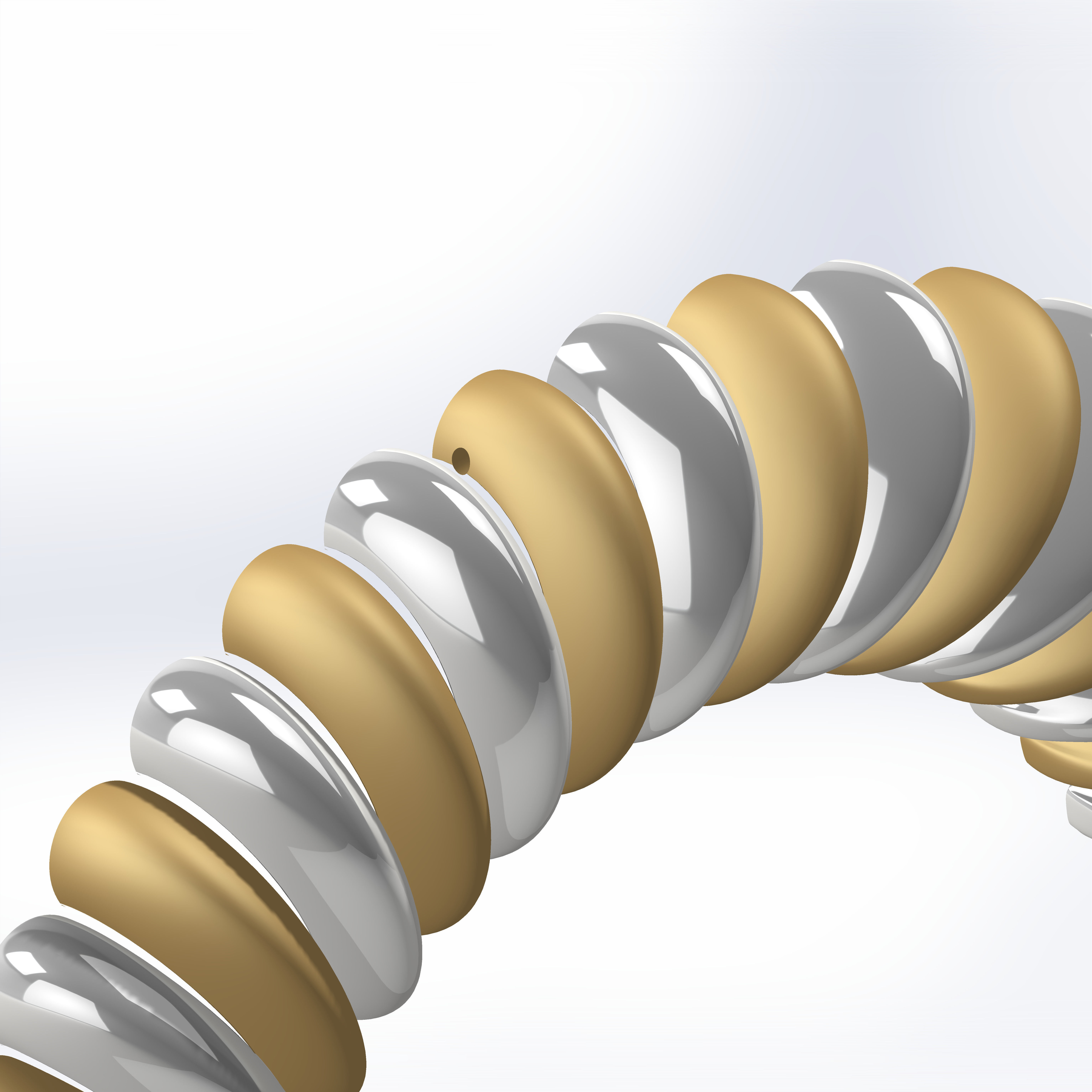 Christmas wreath door ornament 3D print model_3