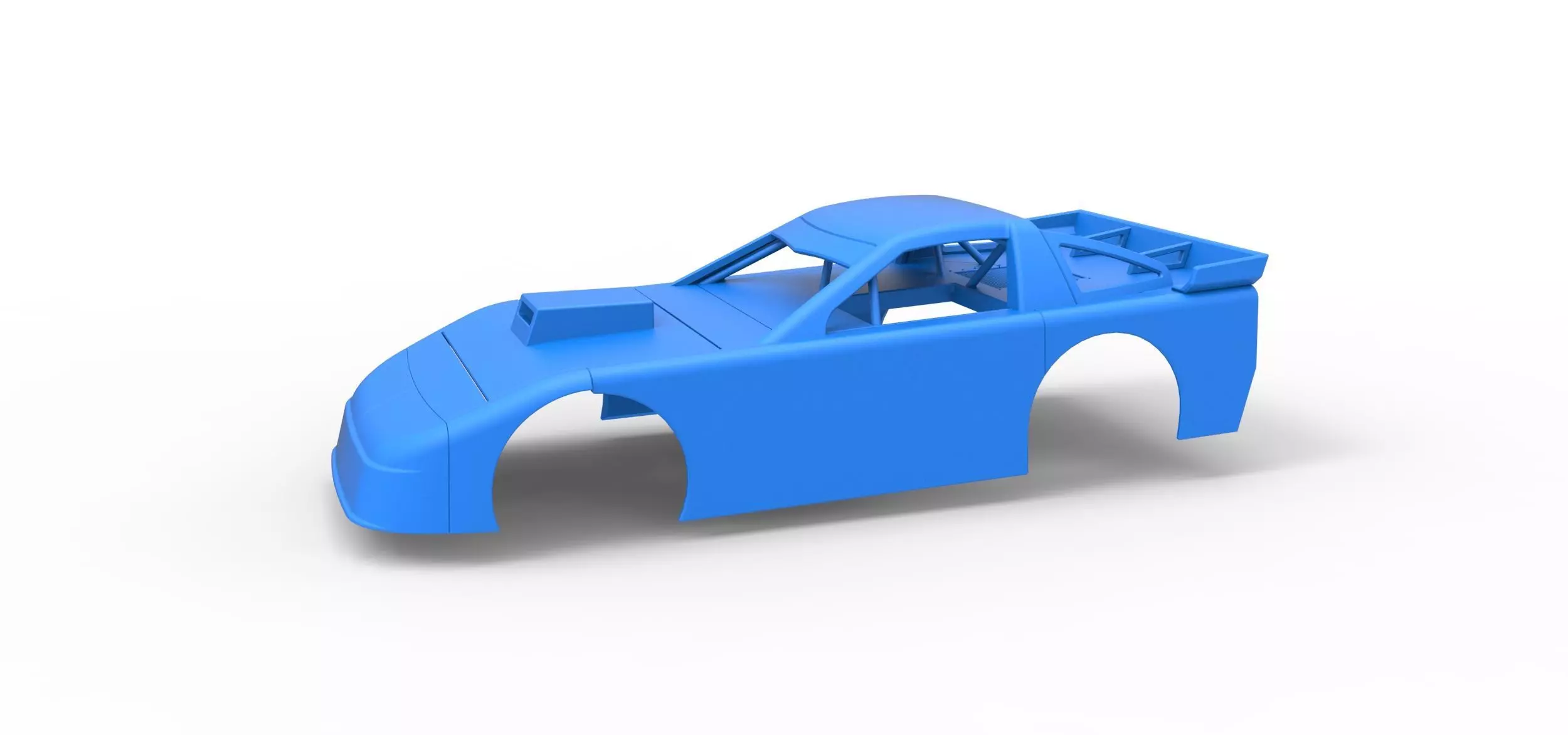 Shell of New Zealand Super Saloon race car Scale 1 to 25 3D print model