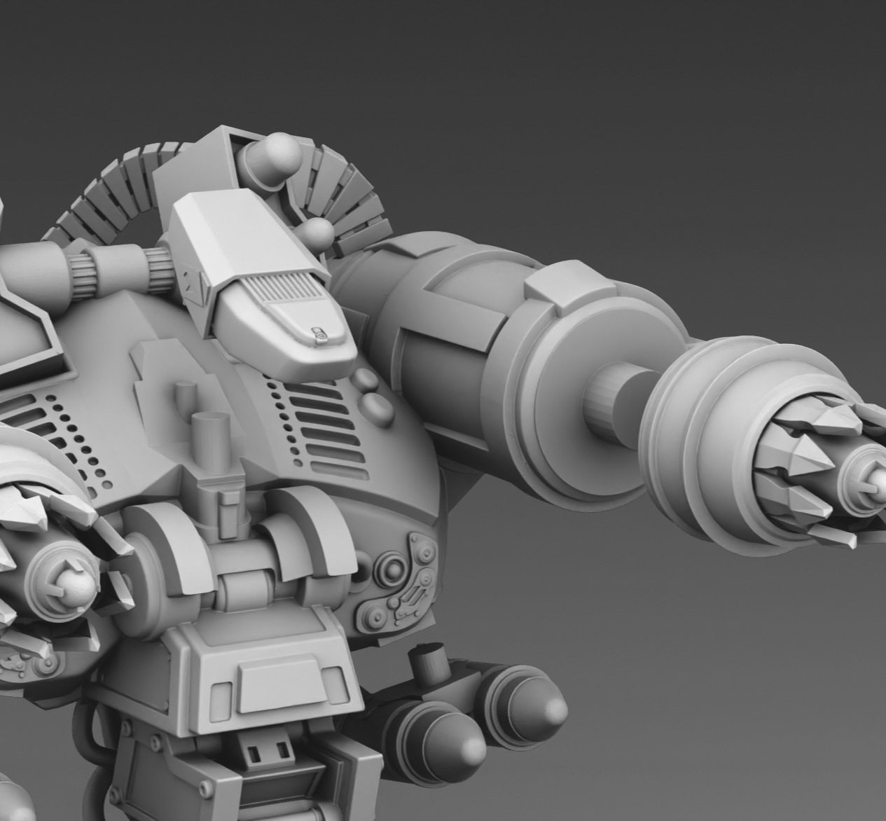  Martian robot turret 3D print model_15