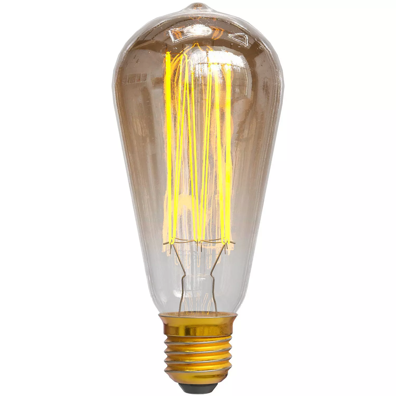 Edison Light Bulb 3D model_0
