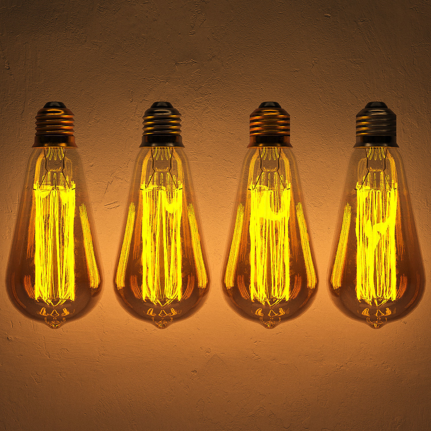 Edison Light Bulb 3D model_5