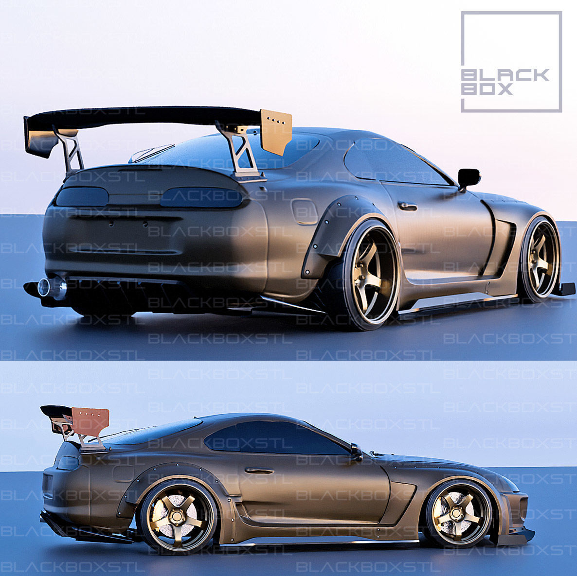 SUPRA Bodykit for TAMIYA modelkit 1-24th scale 3D print model_6