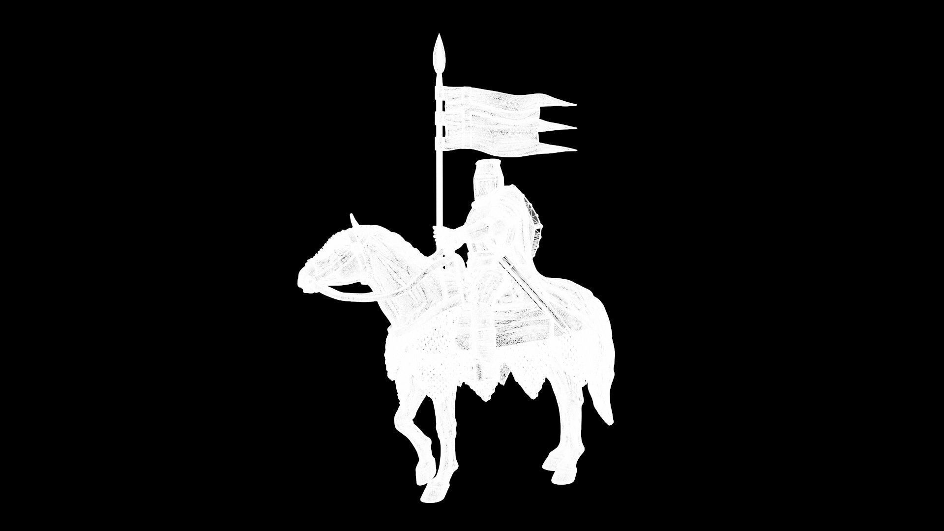 Crusader Cavalry 1 3D print model_9