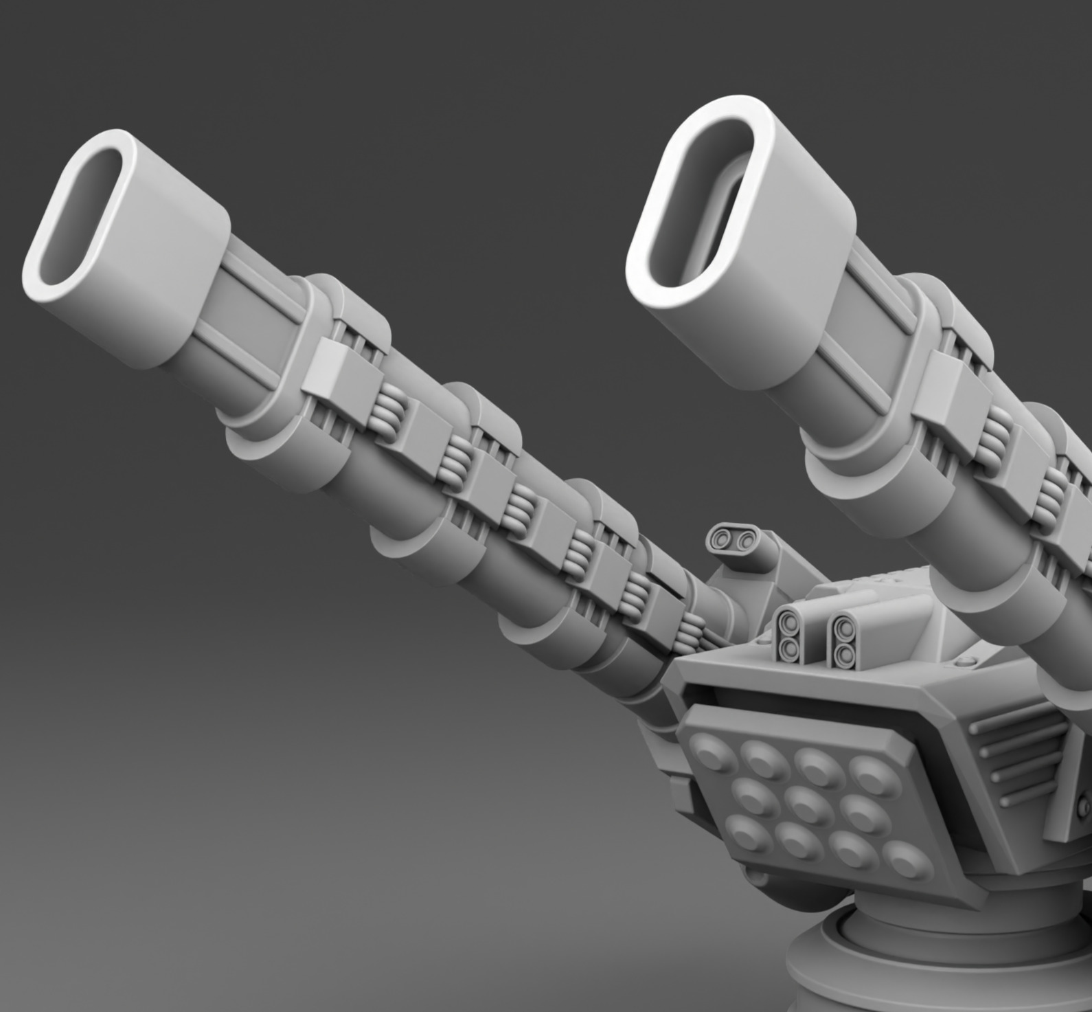 The martian cannon weapon  3D print model_7