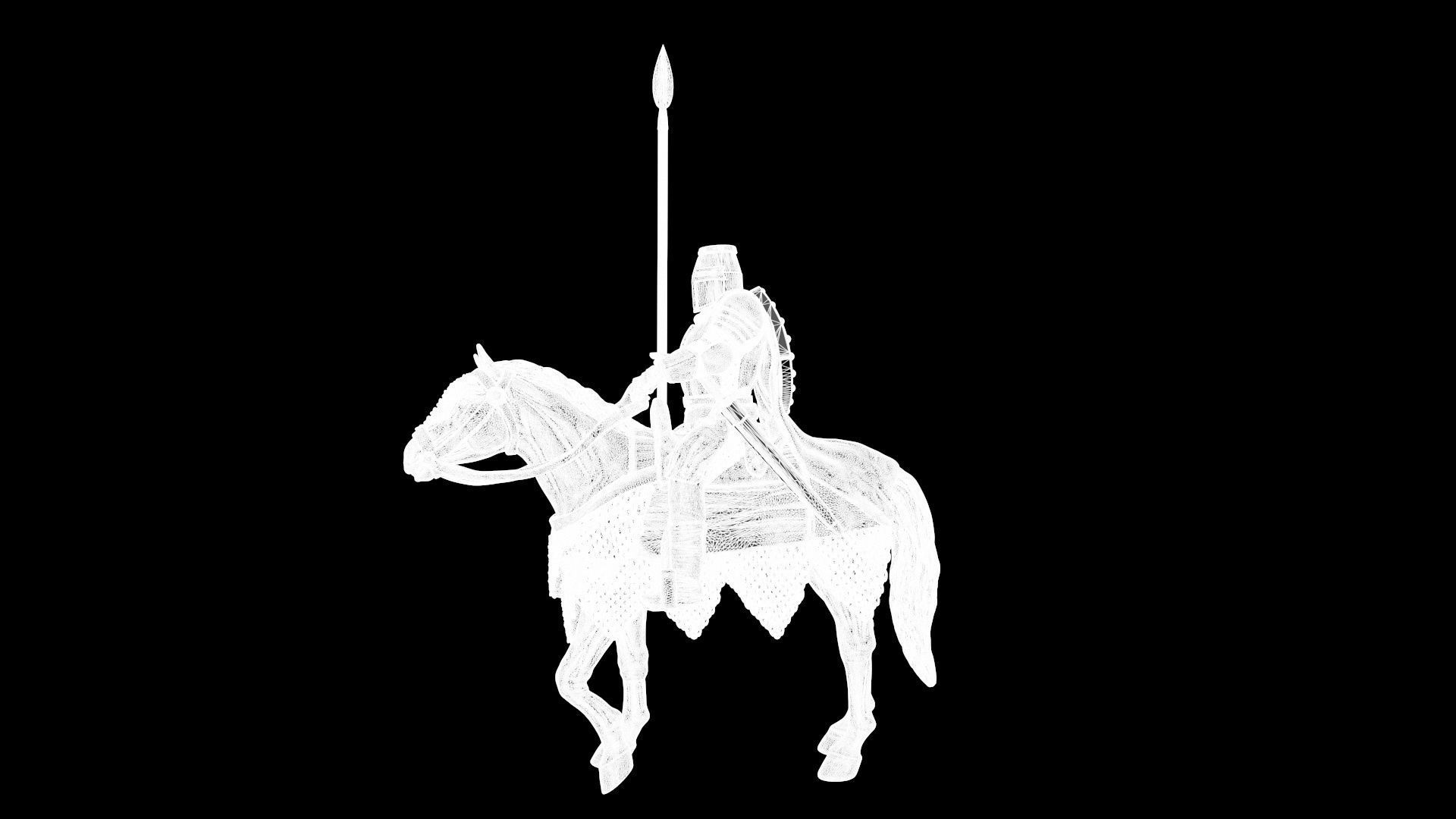 Crusader Cavalry 2 3D print model_9