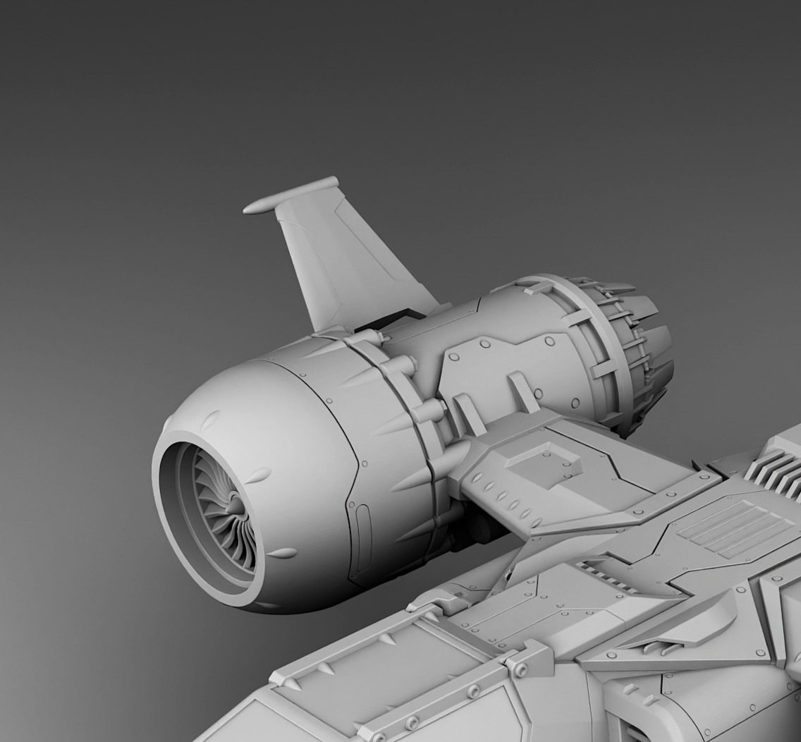 Conqueror of Planets - Spaceship  3D print model_6