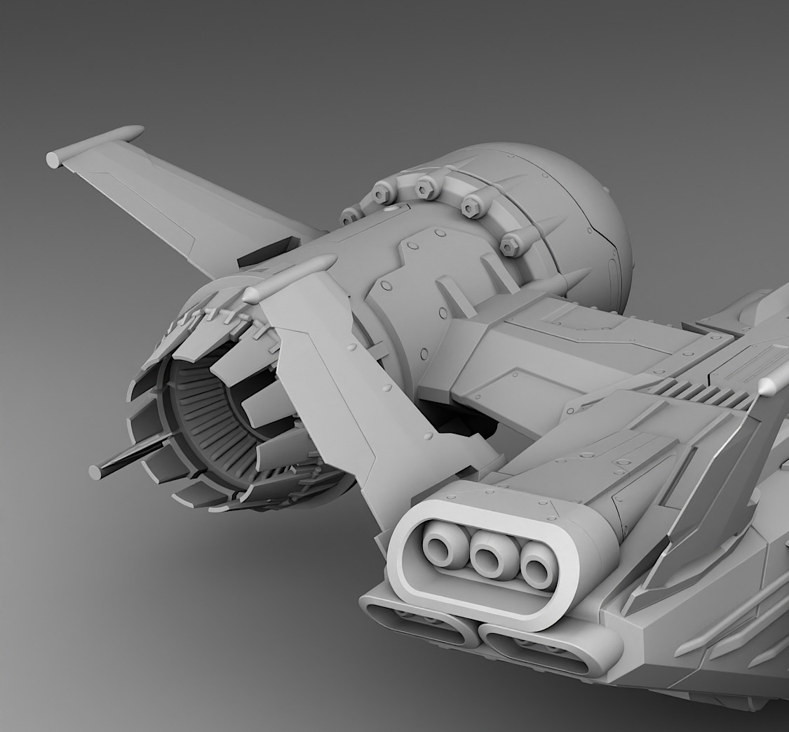 Conqueror of Planets - Spaceship  3D print model_9