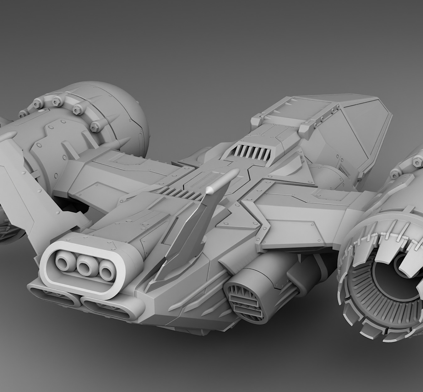 Conqueror of Planets - Spaceship  3D print model_10