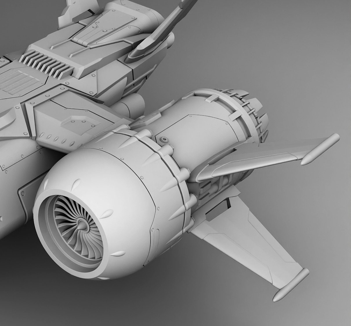 Conqueror of Planets - Spaceship  3D print model_4